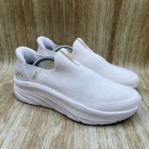 Skechers x Martha‎ Stewart Slip-Ins D'Lux Women's Size 9 Off-White Slip On Shoes